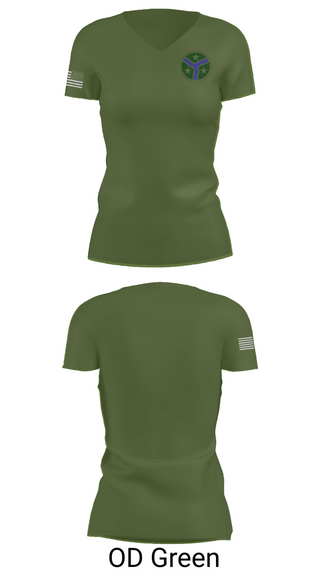 Womens Short Sleeve Vneck Shirt, 278th Armored Cavalry Regiment, National Guard, Teamtime, Team time, sublimation, custom sports apparel, team uniforms, spirit wear, spiritwear, sports uniforms, custom shirts, team store, custom team store, fundraiser sports, apparel fundraiser