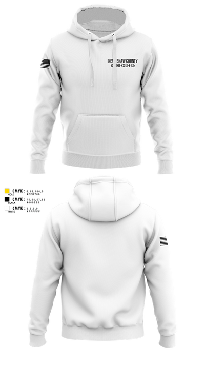 KEWEENAW COUNTY SHERIFFS OFFICE 15450708 Hoodie - 102