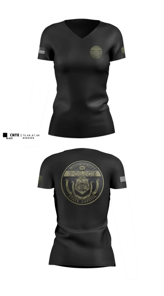 Womens Short Sleeve Vneck Shirt, Proactive Patrol Club, Police, Teamtime, Team time, sublimation, custom sports apparel, team uniforms, spirit wear, spiritwear, sports uniforms, custom shirts, team store, custom team store, fundraiser sports, apparel fundraiser