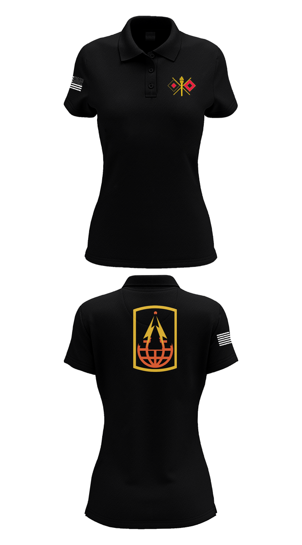 Womens Short Sleeve Performance Polo, 57th ESB, , Teamtime, Team time, sublimation, custom sports apparel, team uniforms, spirit wear, spiritwear, sports uniforms, custom shirts, team store, custom team store, fundraiser sports, apparel fundraiser