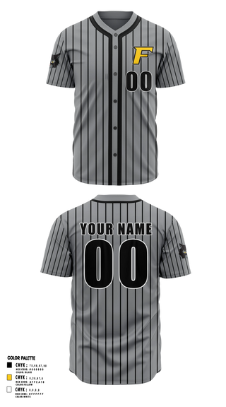 Full Button Softball Jersey, Florien Blackcats, Softball, Teamtime, Team time, sublimation, custom sports apparel, team uniforms, spirit wear, spiritwear, sports uniforms, custom shirts, team store, custom team store, fundraiser sports, apparel fundraiser