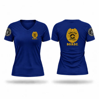Womens Short Sleeve Vneck Shirt, BIG SANDY REGIONAL DETENTION CENTER, Police, Teamtime, Team time, sublimation, custom sports apparel, team uniforms, spirit wear, spiritwear, sports uniforms, custom shirts, team store, custom team store, fundraiser sports, apparel fundraiser