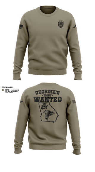 Crew Neck Sweatshirt, A-Co 1-171, National Guard, Teamtime, Team time, sublimation, custom sports apparel, team uniforms, spirit wear, spiritwear, sports uniforms, custom shirts, team store, custom team store, fundraiser sports, apparel fundraiser