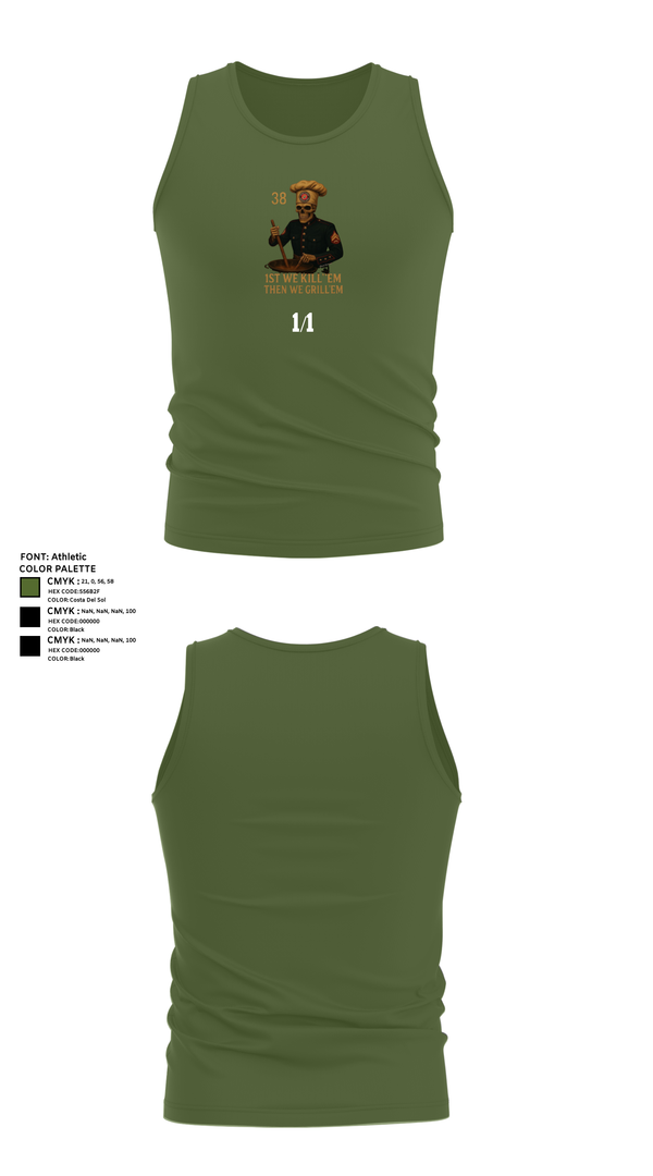 Tank Top, 1/1, Marines, Teamtime, Team time, sublimation, custom sports apparel, team uniforms, spirit wear, spiritwear, sports uniforms, custom shirts, team store, custom team store, fundraiser sports, apparel fundraiser