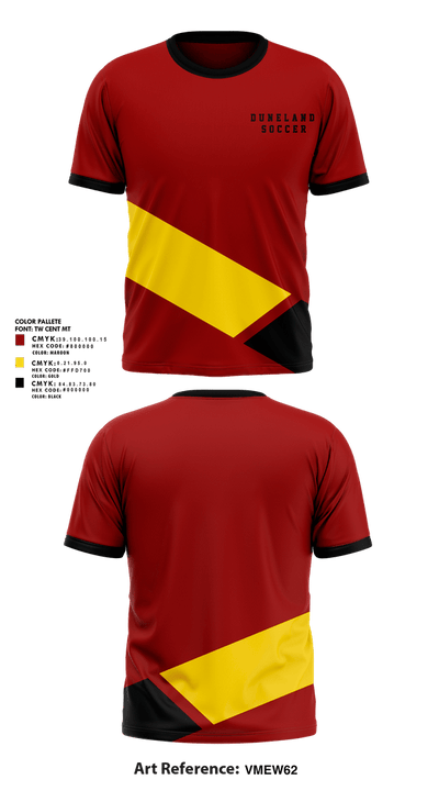 Duneland Soccer 57004603 Short Sleeve Performance Shirt - 1