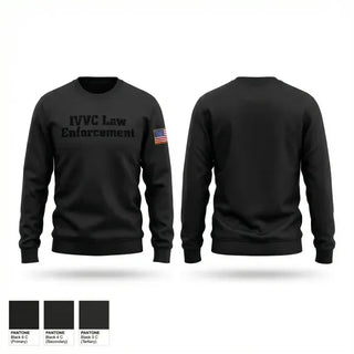 Crew Neck Sweatshirt, IVVC Law Enforcement, Police, Teamtime, Team time, sublimation, custom sports apparel, team uniforms, spirit wear, spiritwear, sports uniforms, custom shirts, team store, custom team store, fundraiser sports, apparel fundraiser