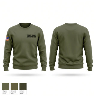 Crew Neck Sweatshirt, TERRELL COUNTY SHERIFF OFFICE, Police, Teamtime, Team time, sublimation, custom sports apparel, team uniforms, spirit wear, spiritwear, sports uniforms, custom shirts, team store, custom team store, fundraiser sports, apparel fundraiser