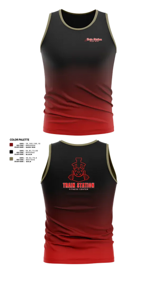 Tank Top, Train Station Fight Club, Spirit Store, Teamtime, Team time, sublimation, custom sports apparel, team uniforms, spirit wear, spiritwear, sports uniforms, custom shirts, team store, custom team store, fundraiser sports, apparel fundraiser