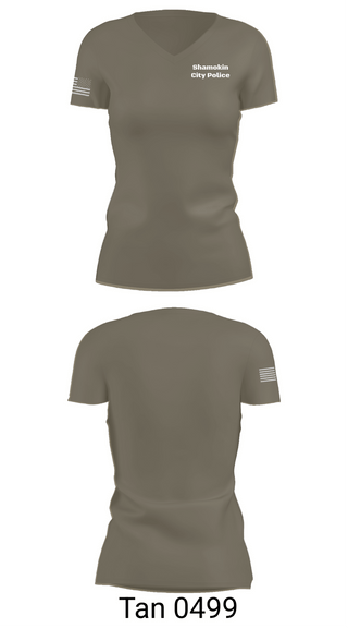 Womens Short Sleeve Vneck Shirt, Shamokin City Police, Police, Teamtime, Team time, sublimation, custom sports apparel, team uniforms, spirit wear, spiritwear, sports uniforms, custom shirts, team store, custom team store, fundraiser sports, apparel fundraiser
