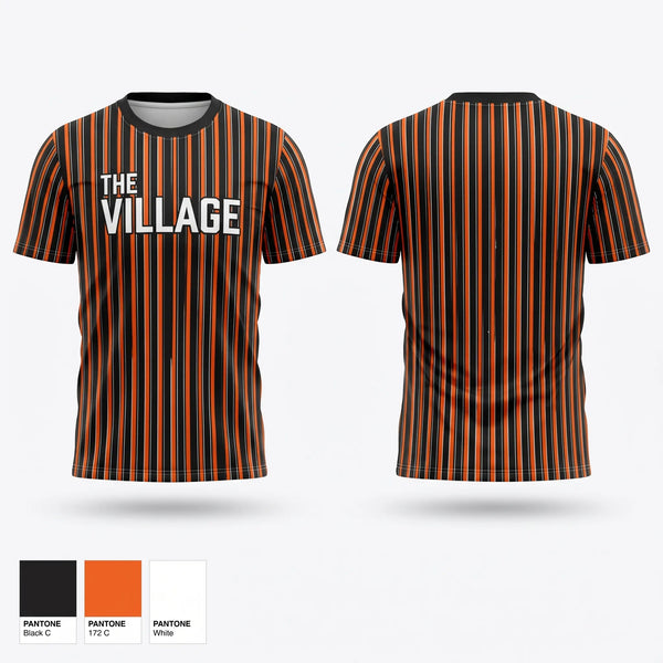 Soft Poly Tee Cotton Like Feel, The Village, Softball, Teamtime, Team time, sublimation, custom sports apparel, team uniforms, spirit wear, spiritwear, sports uniforms, custom shirts, team store, custom team store, fundraiser sports, apparel fundraiser