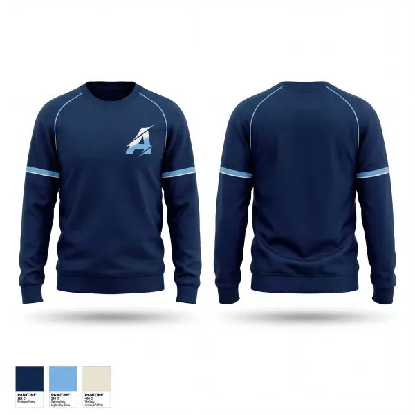 Crew Neck Sweatshirt, Arena National, Baseball, Teamtime, Team time, sublimation, custom sports apparel, team uniforms, spirit wear, spiritwear, sports uniforms, custom shirts, team store, custom team store, fundraiser sports, apparel fundraiser
