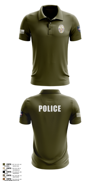 Short Sleeve Performance Polo, Miami Police Department, , Teamtime, Team time, sublimation, custom sports apparel, team uniforms, spirit wear, spiritwear, sports uniforms, custom shirts, team store, custom team store, fundraiser sports, apparel fundraiser