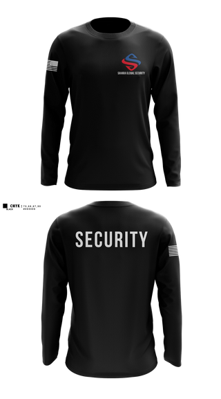 Long Sleeve Performance Shirt, Sahara Global Security, Fire Department, Teamtime, Team time, sublimation, custom sports apparel, team uniforms, spirit wear, spiritwear, sports uniforms, custom shirts, team store, custom team store, fundraiser sports, apparel fundraiser