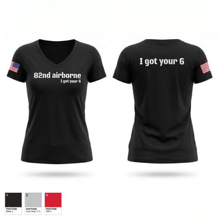 Womens Short Sleeve Vneck Shirt, 82nd airborne, Army, Teamtime, Team time, sublimation, custom sports apparel, team uniforms, spirit wear, spiritwear, sports uniforms, custom shirts, team store, custom team store, fundraiser sports, apparel fundraiser