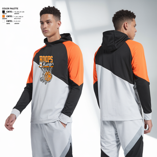 Hoodie, Hoops 4 Hunger, Men's Basketball, Teamtime, Team time, sublimation, custom sports apparel, team uniforms, spirit wear, spiritwear, sports uniforms, custom shirts, team store, custom team store, fundraiser sports, apparel fundraiser