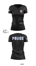Carrollton Police Department 39744672 Women's Short Sleeve V-neck Shirt - 15