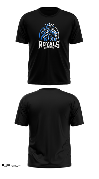 Short Sleeve Performance Shirt, Royals, Baseball, Teamtime, Team time, sublimation, custom sports apparel, team uniforms, spirit wear, spiritwear, sports uniforms, custom shirts, team store, custom team store, fundraiser sports, apparel fundraiser