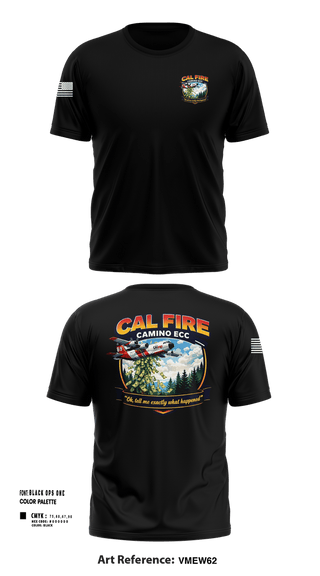 Short Sleeve Performance Shirt, CAMINO ECC, Fire Department, Teamtime, Team time, sublimation, custom sports apparel, team uniforms, spirit wear, spiritwear, sports uniforms, custom shirts, team store, custom team store, fundraiser sports, apparel fundraiser