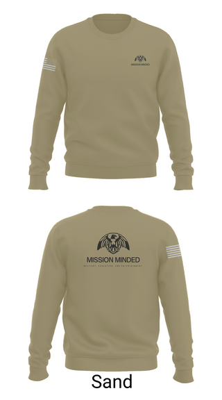 Crew Neck Sweatshirt, Mission Minded, , Teamtime, Team time, sublimation, custom sports apparel, team uniforms, spirit wear, spiritwear, sports uniforms, custom shirts, team store, custom team store, fundraiser sports, apparel fundraiser