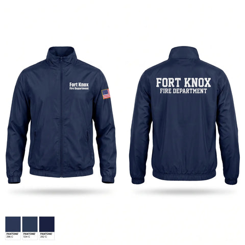 Windbreaker, Fort Knox Fire Department, Fire Department, Teamtime, Team time, sublimation, custom sports apparel, team uniforms, spirit wear, spiritwear, sports uniforms, custom shirts, team store, custom team store, fundraiser sports, apparel fundraiser