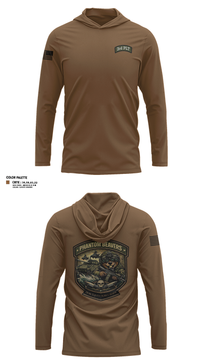 GR211 Living History Group  Long Sleeve Performance Shirt with hood - 11
