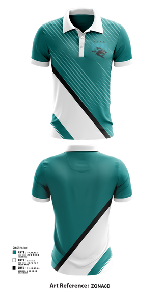 Short Sleeve Performance Polo, Rosemary Clarke Middle School Cheer, Cheer, Teamtime, Team time, sublimation, custom sports apparel, team uniforms, spirit wear, spiritwear, sports uniforms, custom shirts, team store, custom team store, fundraiser sports, apparel fundraiser