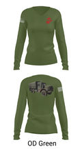 H&S Battalion HQ CO Station Motor T 63932738 Women's Long Sleeve V-neck Shirt - 57