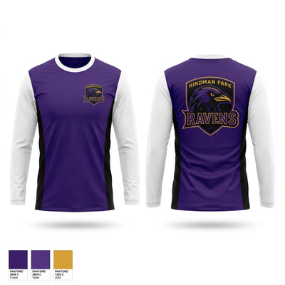 Hindman Park Ravens Long Sleeve Performance Shirt - 1