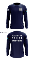 Parkchester Police Anti Crime 65243344 Long Sleeve Performance Shirt - 2