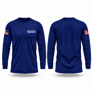 Long Sleeve Performance Shirt, Eustis Police Department, Police, Teamtime, Team time, sublimation, custom sports apparel, team uniforms, spirit wear, spiritwear, sports uniforms, custom shirts, team store, custom team store, fundraiser sports, apparel fundraiser