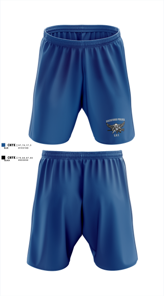 Athletic Shorts With Pockets, Rockford Police S.R.T., Police, Teamtime, Team time, sublimation, custom sports apparel, team uniforms, spirit wear, spiritwear, sports uniforms, custom shirts, team store, custom team store, fundraiser sports, apparel fundraiser