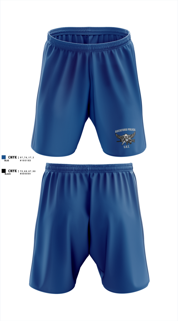 Athletic Shorts With Pockets, Rockford Police S.R.T., Police, Teamtime, Team time, sublimation, custom sports apparel, team uniforms, spirit wear, spiritwear, sports uniforms, custom shirts, team store, custom team store, fundraiser sports, apparel fundraiser