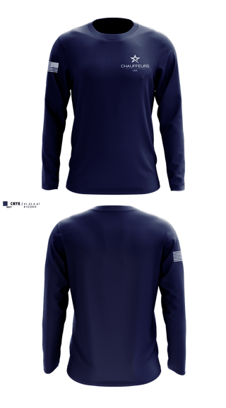Long Sleeve Performance Shirt, Chauffeurs USA, , Teamtime, Team time, sublimation, custom sports apparel, team uniforms, spirit wear, spiritwear, sports uniforms, custom shirts, team store, custom team store, fundraiser sports, apparel fundraiser