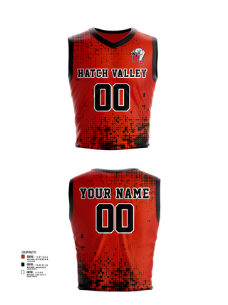 Womens Basketball Jersey, Hatch Valley High School Basketball, Women's Basketball, Teamtime, Team time, sublimation, custom sports apparel, team uniforms, spirit wear, spiritwear, sports uniforms, custom shirts, team store, custom team store, fundraiser sports, apparel fundraiser