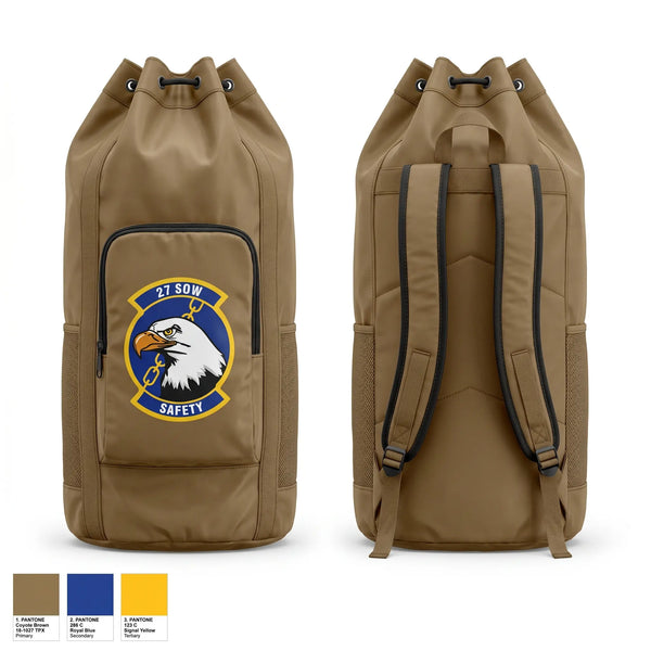 Gear Bag, 27 SOW/SE, Air Force, Teamtime, Team time, sublimation, custom sports apparel, team uniforms, spirit wear, spiritwear, sports uniforms, custom shirts, team store, custom team store, fundraiser sports, apparel fundraiser