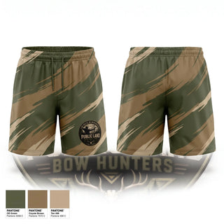 Athletic Shorts With Pockets, Public Land Bow Hunters, , Teamtime, Team time, sublimation, custom sports apparel, team uniforms, spirit wear, spiritwear, sports uniforms, custom shirts, team store, custom team store, fundraiser sports, apparel fundraiser