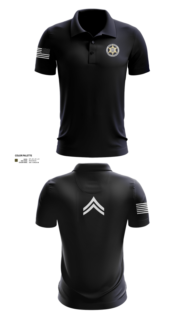 Short Sleeve Performance Polo, Wayne County Sheriff’s Department, Police, Teamtime, Team time, sublimation, custom sports apparel, team uniforms, spirit wear, spiritwear, sports uniforms, custom shirts, team store, custom team store, fundraiser sports, apparel fundraiser