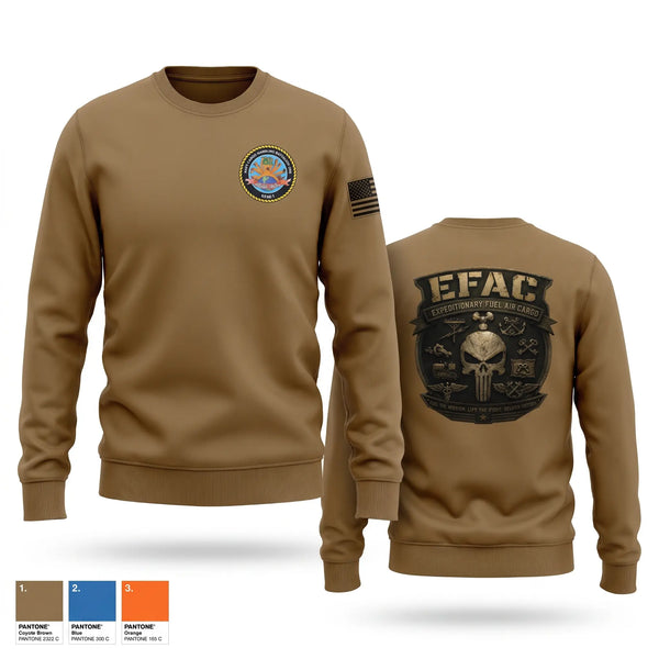 Crew Neck Sweatshirt, EFAC, Navy, Teamtime, Team time, sublimation, custom sports apparel, team uniforms, spirit wear, spiritwear, sports uniforms, custom shirts, team store, custom team store, fundraiser sports, apparel fundraiser