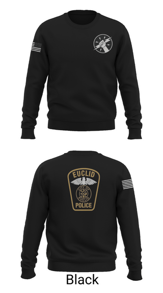 Crew Neck Sweatshirt, Euclid Police Traffic Unit, Police, Teamtime, Team time, sublimation, custom sports apparel, team uniforms, spirit wear, spiritwear, sports uniforms, custom shirts, team store, custom team store, fundraiser sports, apparel fundraiser