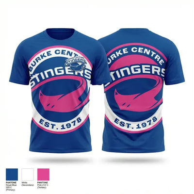 Burke Centre Stingers 79397479 Short Sleeve Performance Shirt - 1