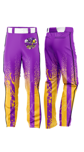 Baseball Pants, Twister Sisters, Softball, Teamtime, Team time, sublimation, custom sports apparel, team uniforms, spirit wear, spiritwear, sports uniforms, custom shirts, team store, custom team store, fundraiser sports, apparel fundraiser
