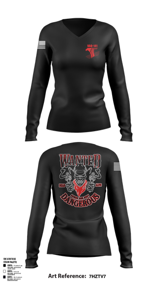Womens Long Sleeve Vneck Shirt, Vaq-141, , Teamtime, Team time, sublimation, custom sports apparel, team uniforms, spirit wear, spiritwear, sports uniforms, custom shirts, team store, custom team store, fundraiser sports, apparel fundraiser