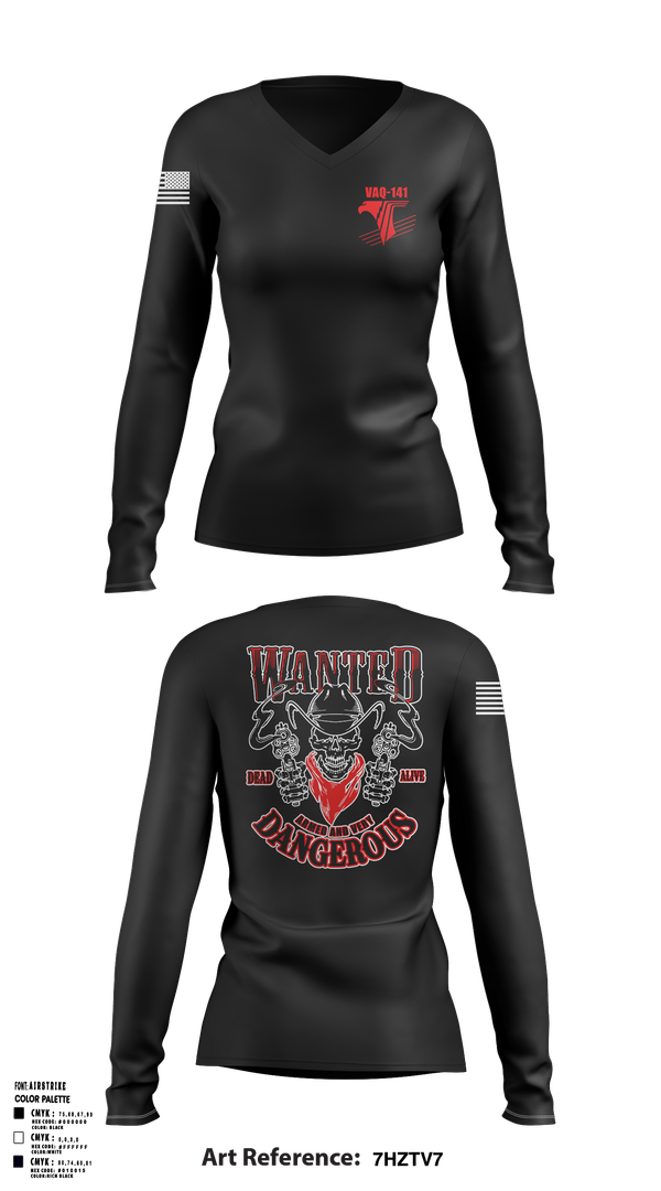 Womens Long Sleeve Vneck Shirt, Vaq-141, , Teamtime, Team time, sublimation, custom sports apparel, team uniforms, spirit wear, spiritwear, sports uniforms, custom shirts, team store, custom team store, fundraiser sports, apparel fundraiser