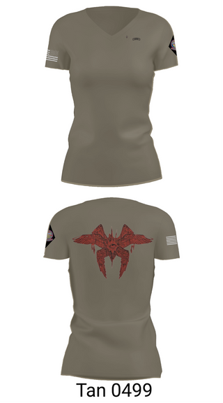 Womens Short Sleeve Vneck Shirt, Blackfoot 2nd platoon, , Teamtime, Team time, sublimation, custom sports apparel, team uniforms, spirit wear, spiritwear, sports uniforms, custom shirts, team store, custom team store, fundraiser sports, apparel fundraiser