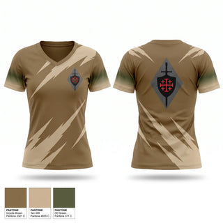 Womens Short Sleeve Vneck Shirt, CT Crusaders, Spirit Store, Teamtime, Team time, sublimation, custom sports apparel, team uniforms, spirit wear, spiritwear, sports uniforms, custom shirts, team store, custom team store, fundraiser sports, apparel fundraiser