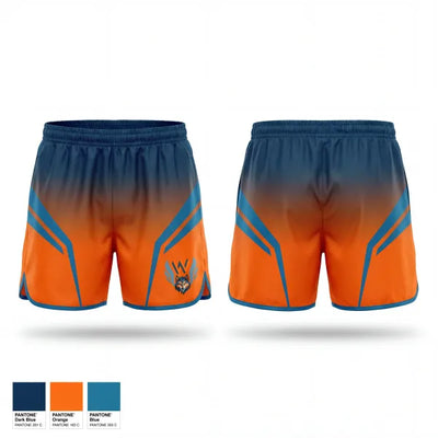 Wolcott Wolves 77743806 Track Shorts - 1