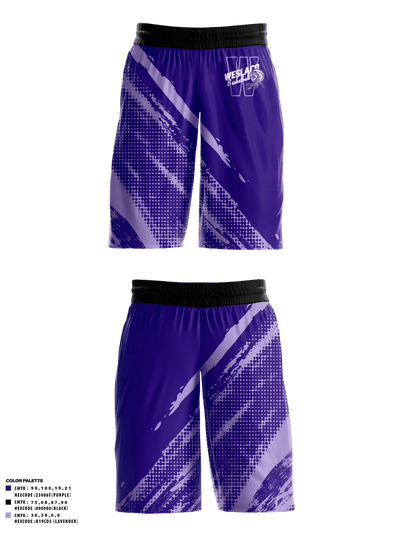 Weslaco Scorpions 41640937 Men's Basketball Shorts - 1