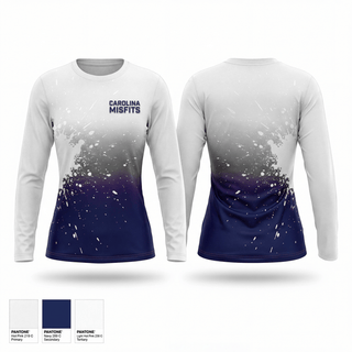 Long Sleeve Performance Shirt, Carolina Misfits, Softball, Teamtime, Team time, sublimation, custom sports apparel, team uniforms, spirit wear, spiritwear, sports uniforms, custom shirts, team store, custom team store, fundraiser sports, apparel fundraiser
