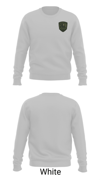Crew Neck Sweatshirt, Brainerd RSP Reapers, National Guard, Teamtime, Team time, sublimation, custom sports apparel, team uniforms, spirit wear, spiritwear, sports uniforms, custom shirts, team store, custom team store, fundraiser sports, apparel fundraiser
