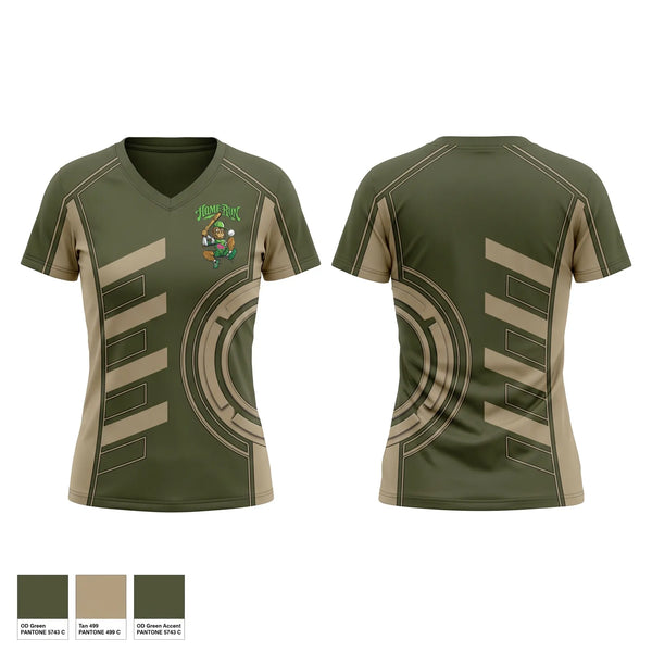 Womens Short Sleeve Vneck Shirt, Creakers, Softball, Teamtime, Team time, sublimation, custom sports apparel, team uniforms, spirit wear, spiritwear, sports uniforms, custom shirts, team store, custom team store, fundraiser sports, apparel fundraiser